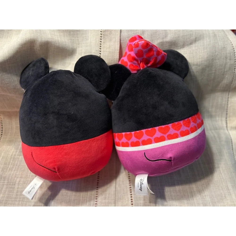 Squishmallow Disney Valentine's Day Mickey Mouse and Minnie Mouse Plush W/ tags